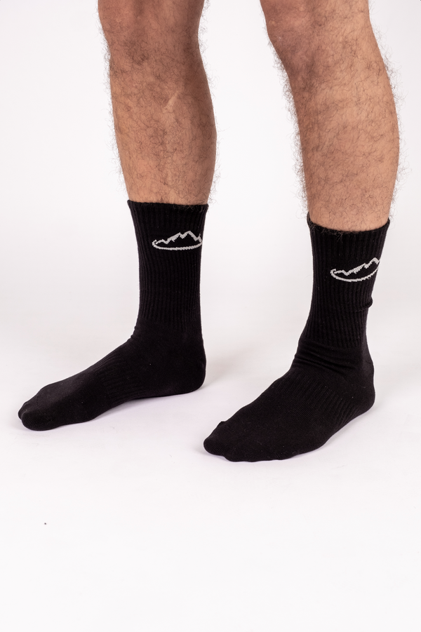 Black Logo Socks