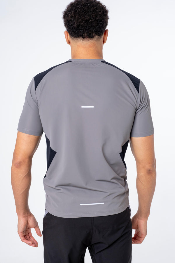 Junior Grey / Black Elevate T-Shirt