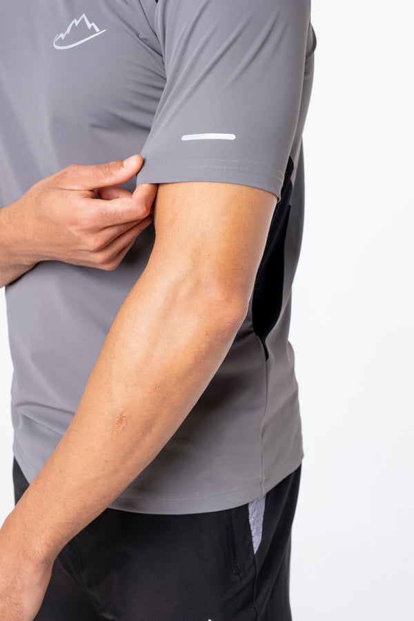 Junior Grey / Black Elevate T-Shirt